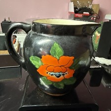 Vintage hand-painted enamel