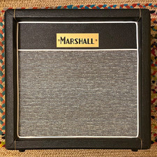Vintage 1968 Marshall JMP 1x12  pinstripe conversion guitar cabinet Celestion