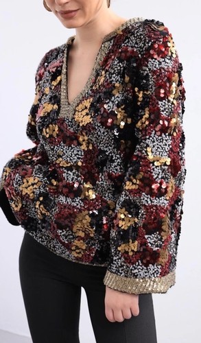 Zara sequin beaded limited - zara,