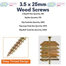 WOOD SCREWS MULTI-PURPOSE