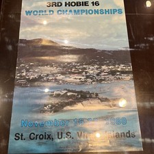 Vintage 1980 Hobie Cat Sailing