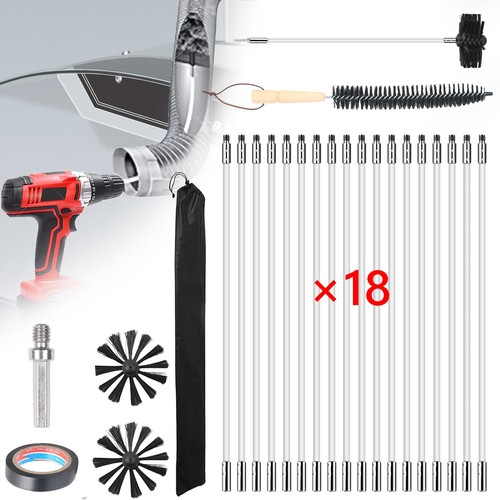 Chimney cleaning brush - cleaning,