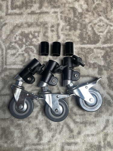 Set three caster - set, wheels75mm