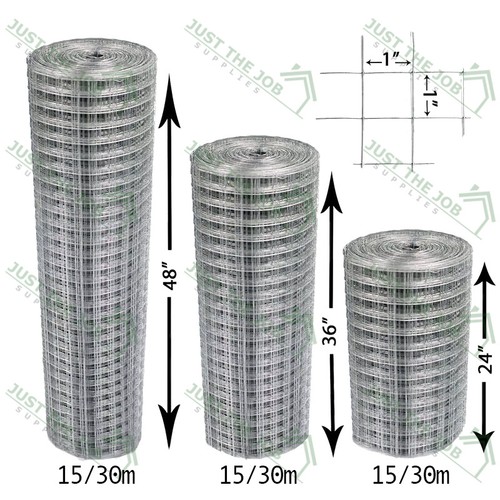 Welded wire mesh 1 - 1", x