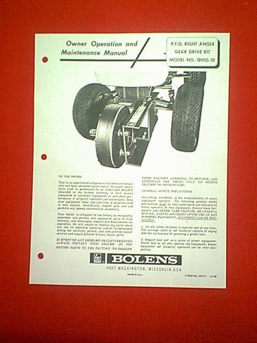 Bolens tractor pto right - bolens,
