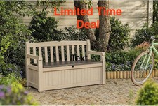 keter eden bench outdoor