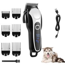 Professional Pet Dog Grooming Clipper Thick Hair Trimmer Electric Shaver Kit UK