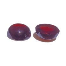 6mm ROUND GENUINE DEEP RED