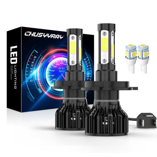 2pcs led headlight - h4,