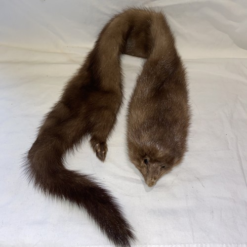 Vintage brown mink fur - vintage,