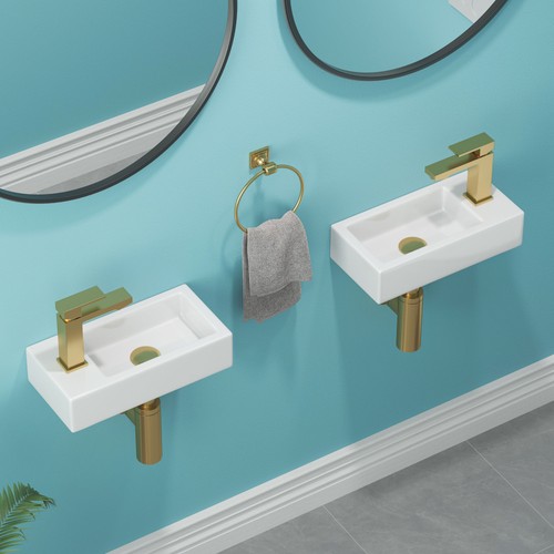 18cm small cloakroom - x, wash
