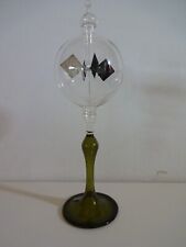 SOLAR RADIOMETER, CROOKES, LIGHTMILL - Clear Globe, dark Green stem - SMALL
