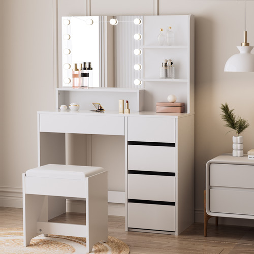 Dressing table with drawers - dressing,