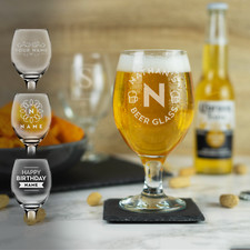 Personalised Beer Glass