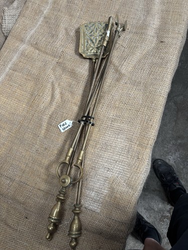 Set fire irons brass - fire,