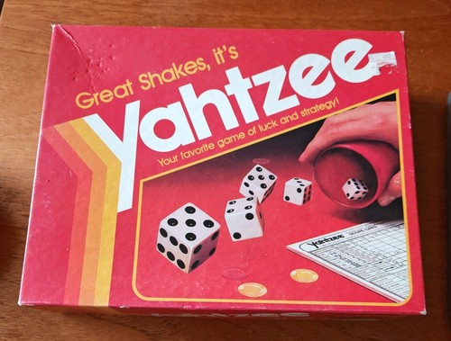Vintage yahtzee 1982 game new - yahtzee,