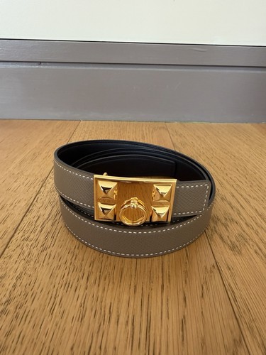 Hermès leather reversible - hermès,