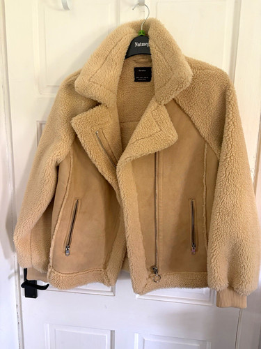 Bershka women beige - beige, teddy