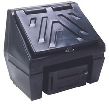 Kingspan Titan 150kg 3 Bag Coal Storage Bunker Lockable Indoor & Outdoor Use Blk