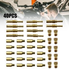 40Pcs for PWK Keihin OKO Carbs Carburetor Main Jets with Slow Pilot Jets Kit UK