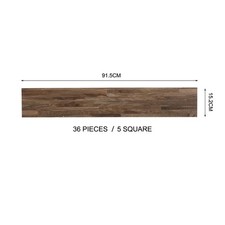 36pcs Floor Planks Tiles Self