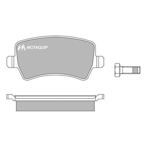 Brake pads set - pads, land