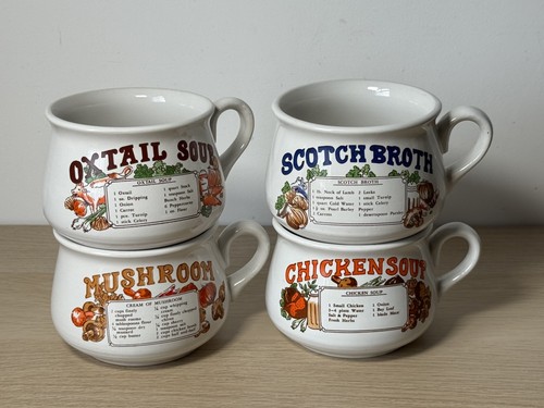 Vintage ceramic soup - ceramic, recipe