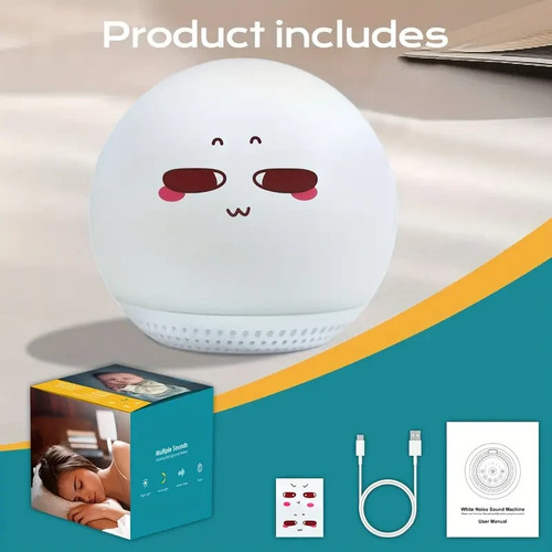 Upgraded white noise machine - white,