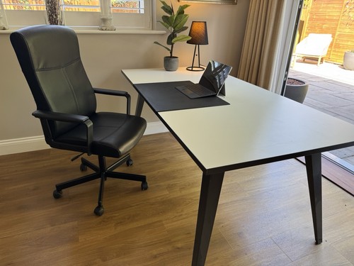 Black leather executive - executive, office