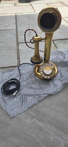 Vintage brass candlestick - vintage,