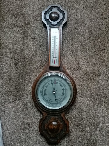 Vintage aneroid barometer - aneroid,