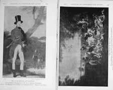 Original Old Antique Print 1911 Portrait Mr Ramsay Barnton Fox Hunting 20th