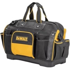 DEWALT 18” Hard Base Technician Tool Bag Durable Storage w/ Shoulder Strap