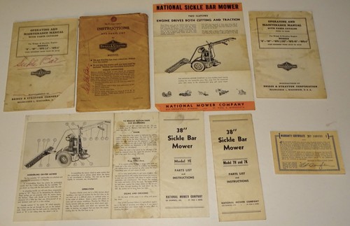 Old national mower - old,
