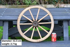 Vintage old wooden cart wagon