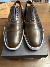 New Allen Edmonds SHELL CORDOVAN Park Avenue Sneakers F2 Seconds Size 9 Cognac