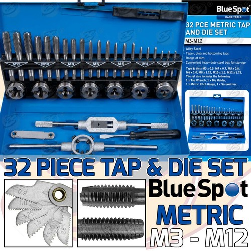 Bluespot metric tap and die - bluespot,