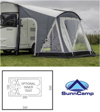 Sunncamp Swift 260 SC deluxe caravan awning SF2066