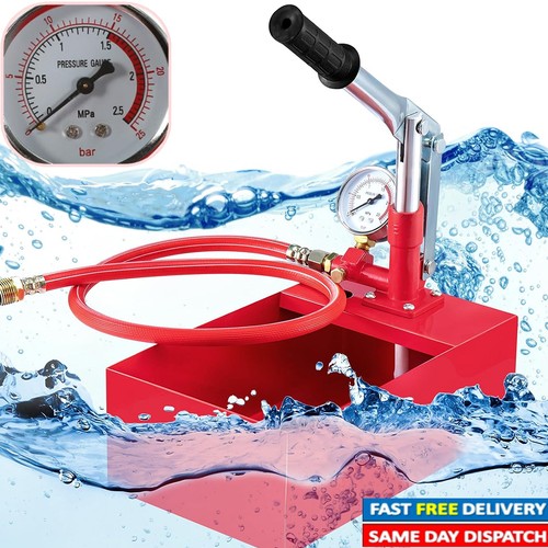 Water pressure test pump - pressure,