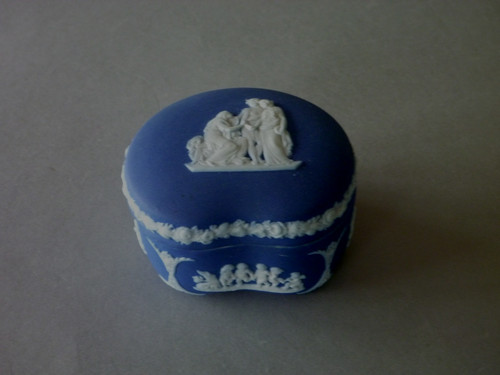 Wedgwood jasper ware blue - jasper,