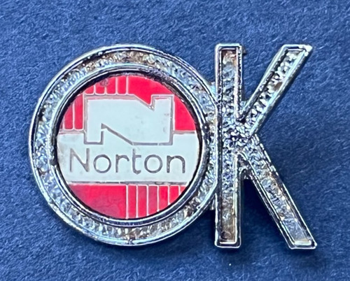 Motorcycle pin badge norton - motorcycle,