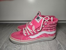 Vans "Hello Kitty" Rare Sk8-Hi Slim Pink And White Trainers Sneaker - UK Size 5