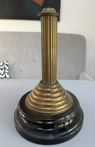 Antique brass beehive black - brass,