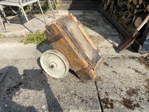Vintage mill pipe dolly truck