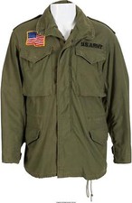 GENUINE M-65 GREEN COTTON US MILITARY ARMY COMMANDER FIRST BLOOD COAT JACKET