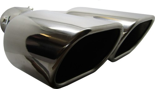 Twin square stainless steel - square,