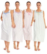 Ladies Floral Nightdress 100%