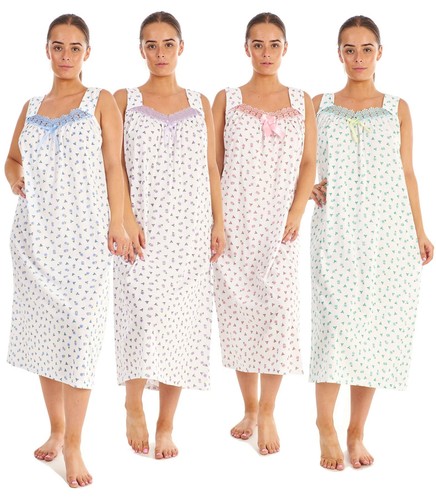 Ladies floral nightdress - ladies,
