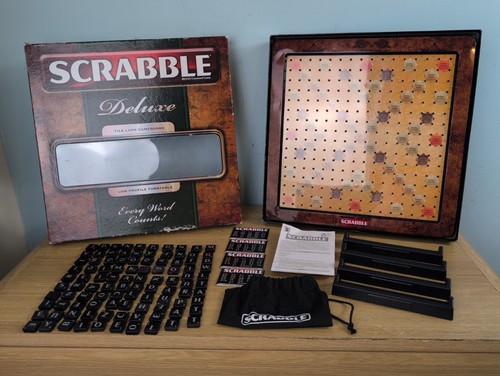 Scrabble deluxe tile lock - scrabble,
