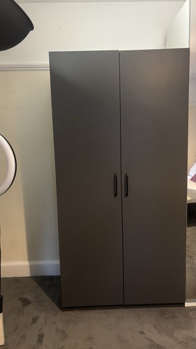 Ikea grey wardrobe - ikea,